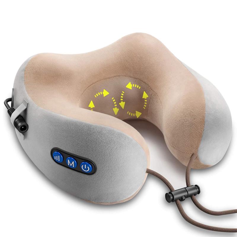 Cuscino massaggiatore massaggiante cervicale collo portatile