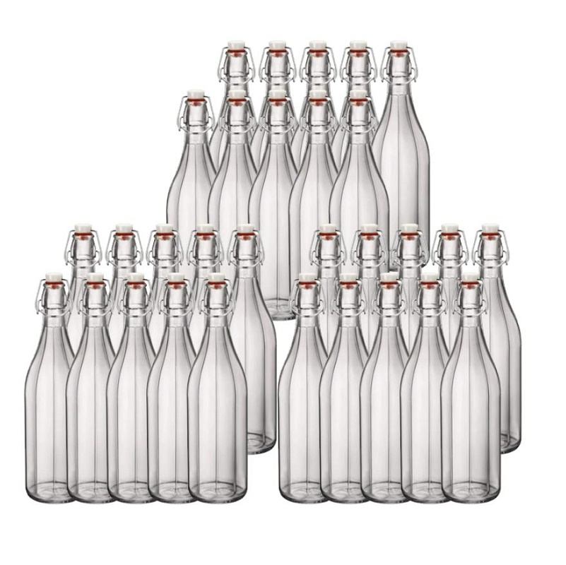 Bottiglia Mitraglietta 500 ml vetro bianco tappo n°20 nr 1 pezzo art 