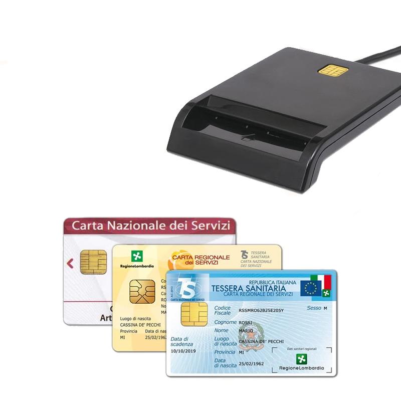 Tastiera USB con Lettore Smart Card Integrato per CNS CIE e CRS
